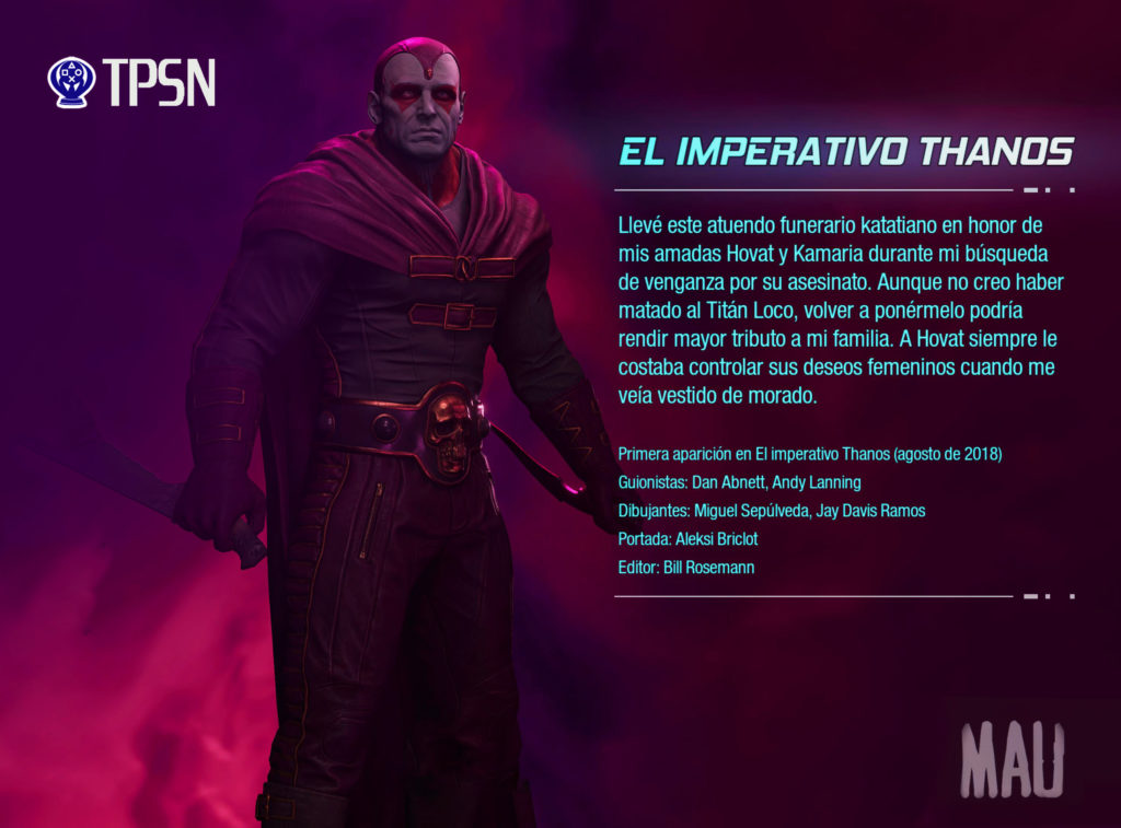 Traje Drax El imperativo Thanos