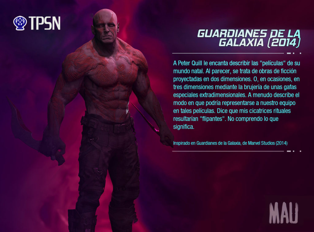 Traje Drax Guardianes de la Galaxia 2014