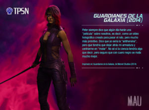 Traje Gamora Guardianes de la Galaxia 2014
