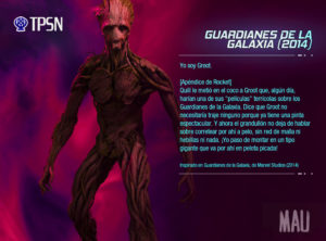 Traje Groot Guardianes de la Galaxia 2014