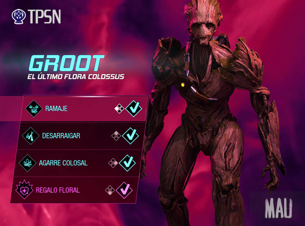 Todas las habilidades de Groot