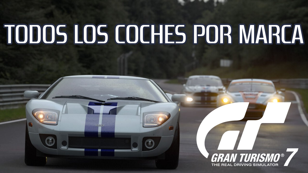 Todos los coches por marca Gran Turismo 7 platino completo