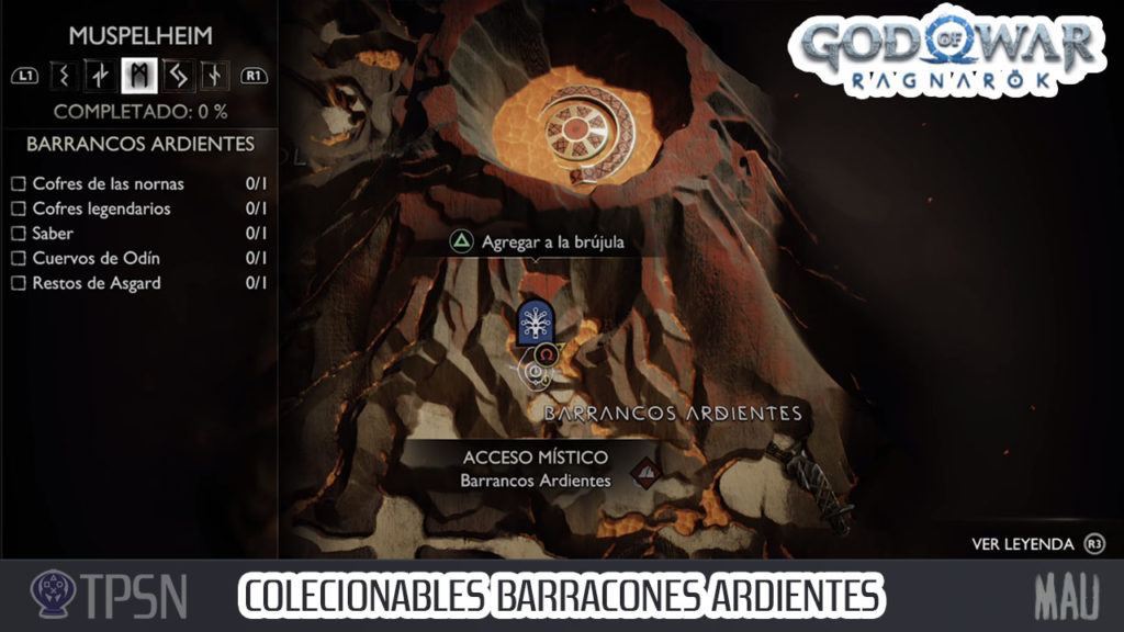 COLECCIONABLES BARRACONES ARDIENTES - MUSPELHEIM - GOD OF WAR RAGNAROK