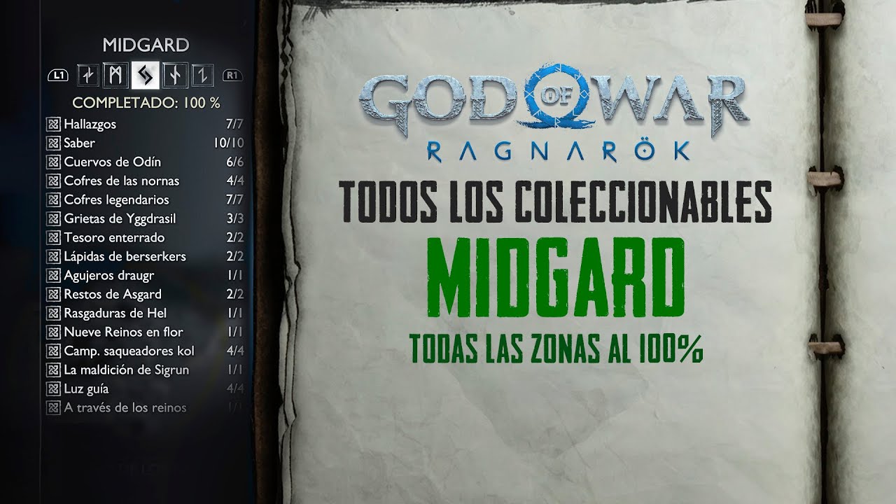 Coleccionables Midgard - God of War Ragnarok