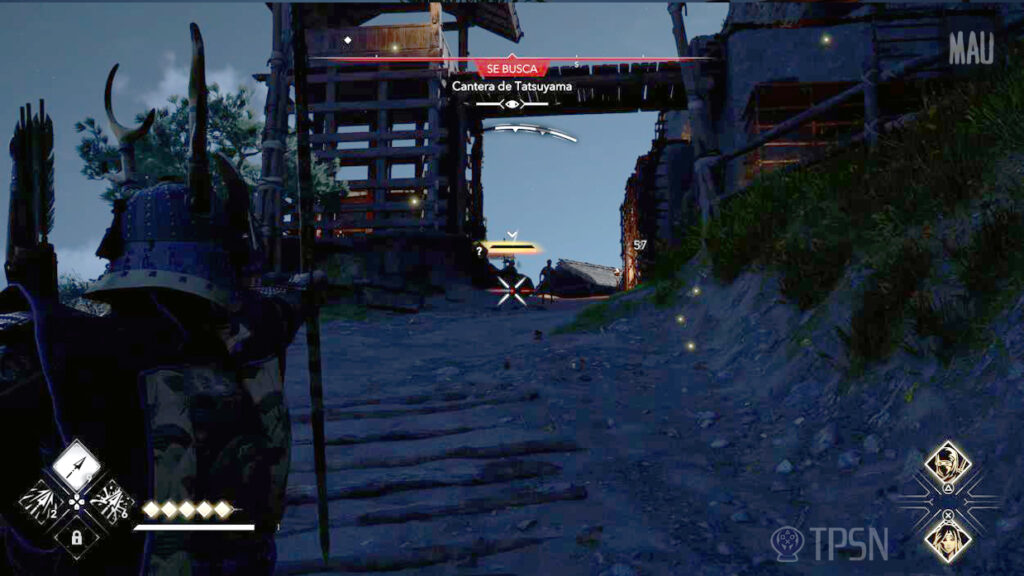 trofeo a la Aventura - dispara a la rodilla de un enemigo