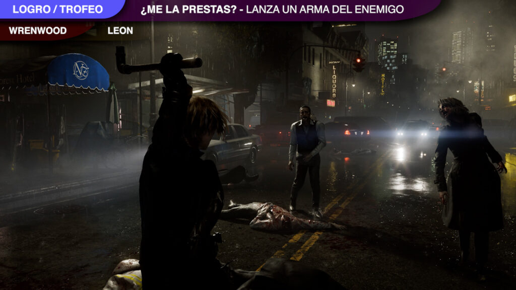 trofeo Me la prestas- Lanza un arma del enemigo